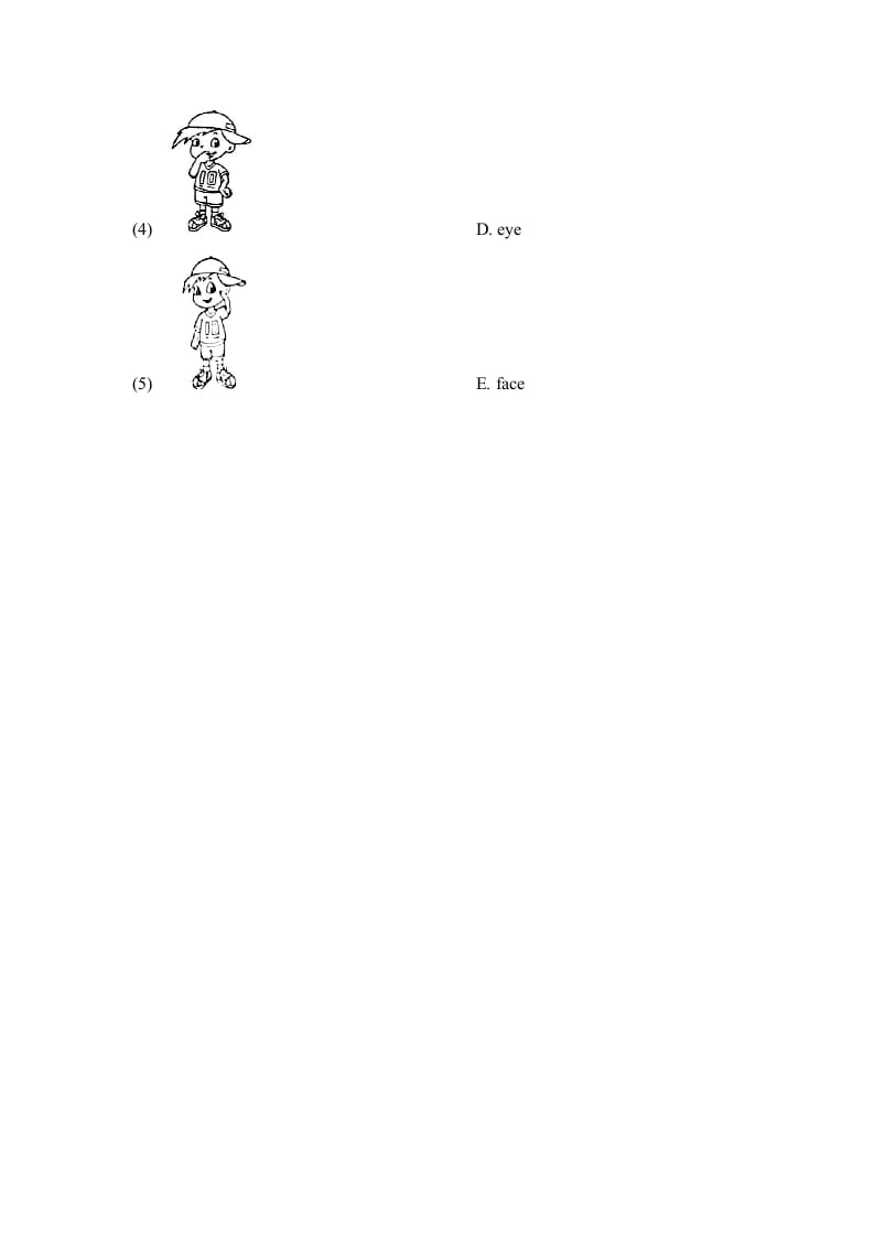 图片[3]-一年级英语上册Unit2_Lesson1课时训练（人教一起点）-云锋学科网