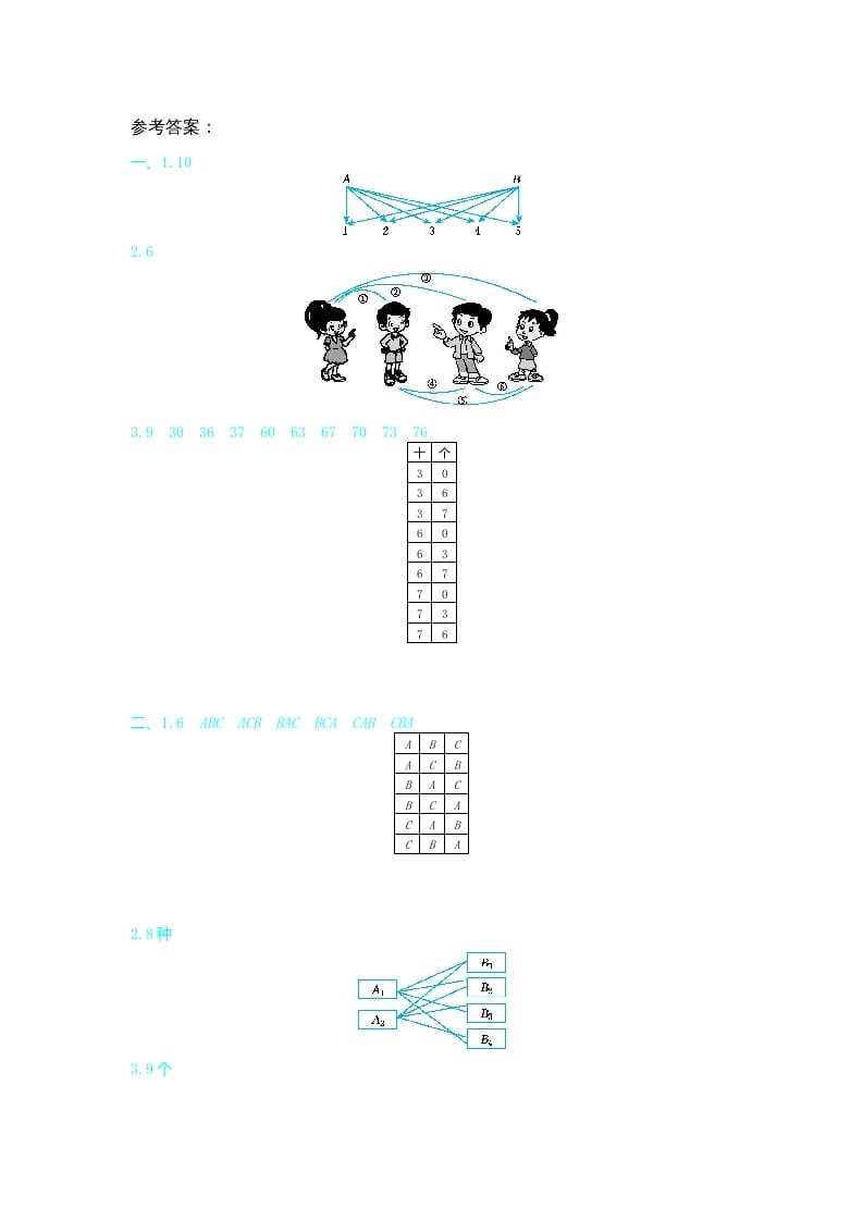 图片[3]-三年级数学下册第八单元检测卷2-云锋学科网