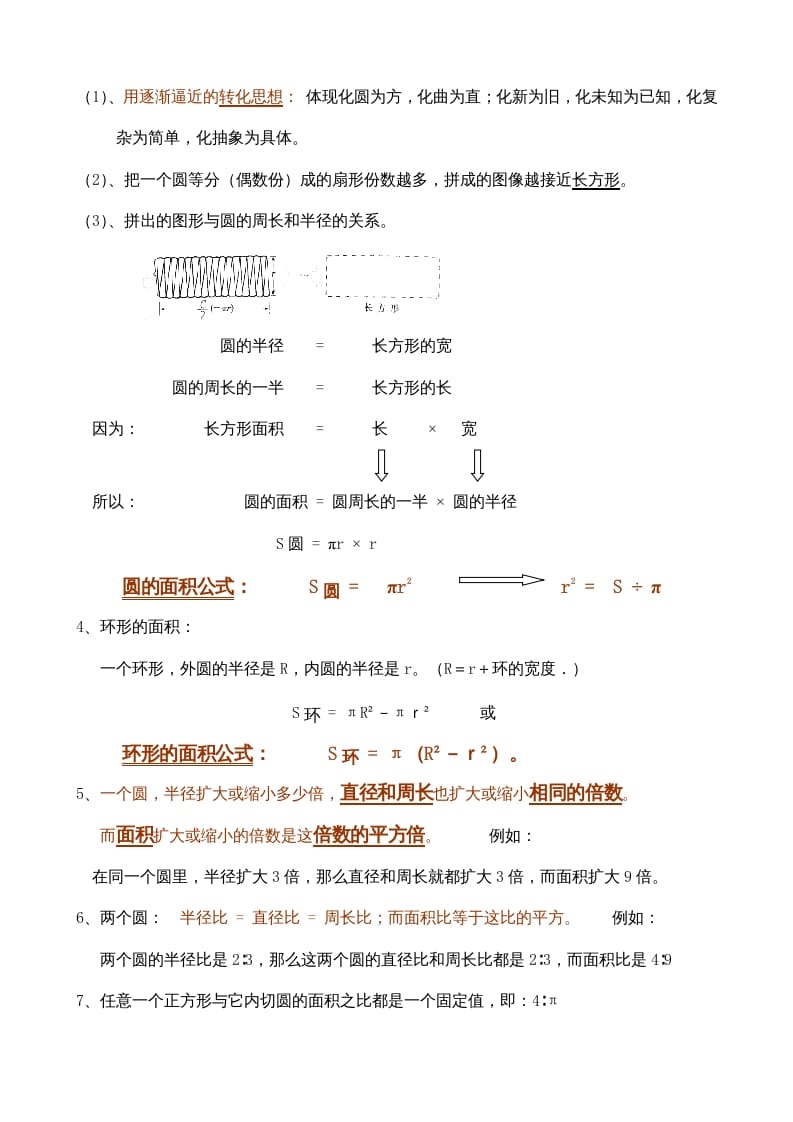 图片[3]-六年级数学上册第3单元归纳总结（人教版）-云锋学科网