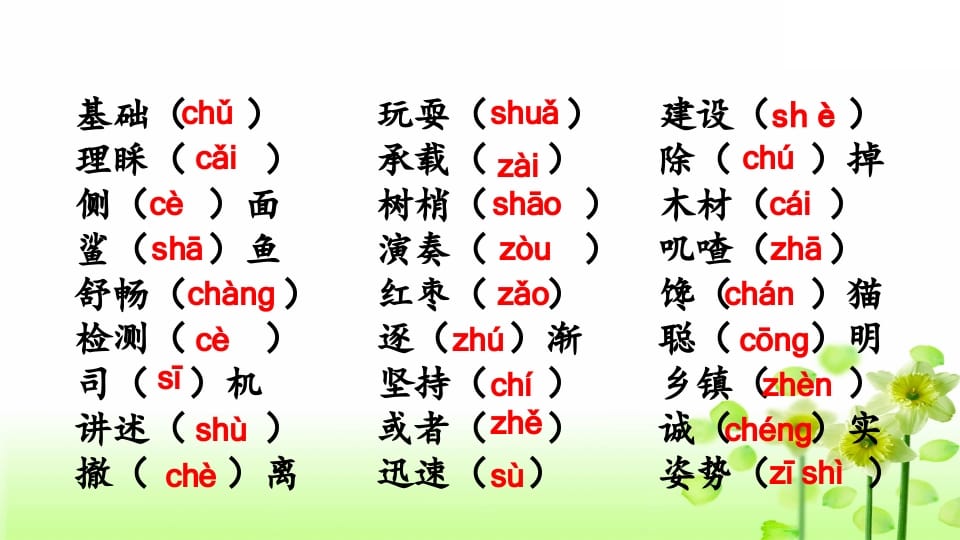 图片[3]-三年级语文上册生字专项复习（部编版）-云锋学科网