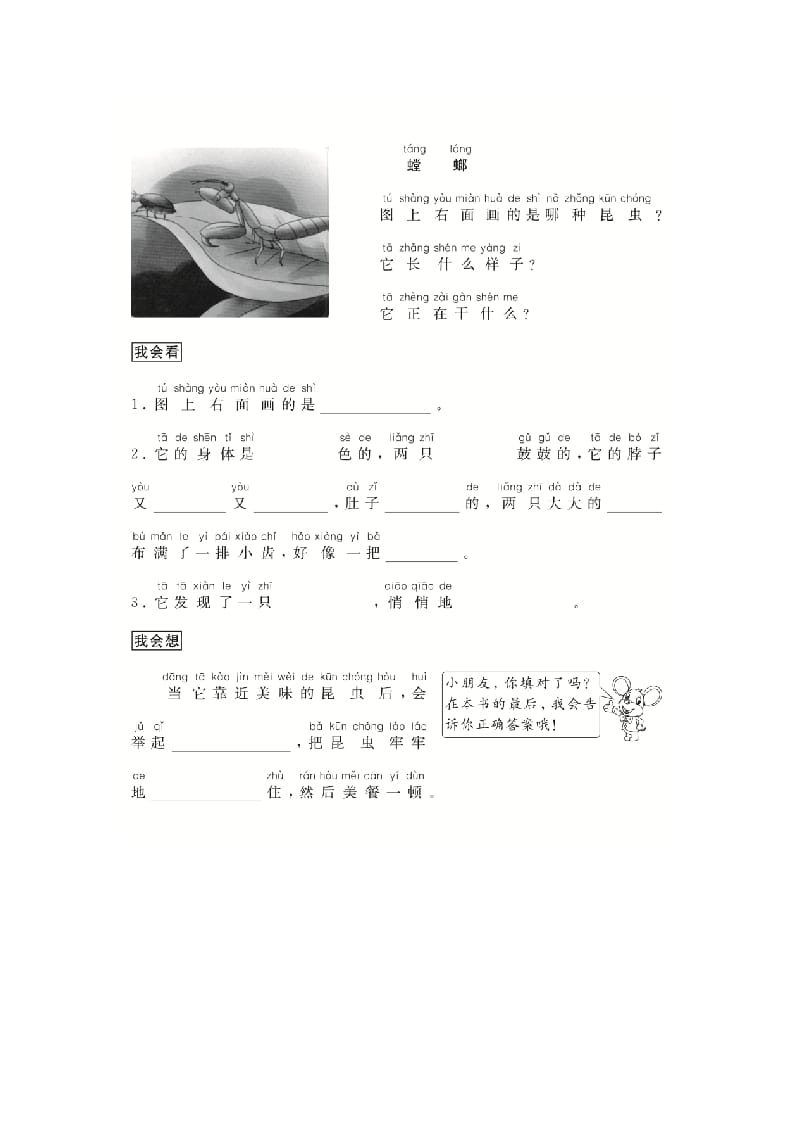 图片[3]-二年级语文上册（跟我学写话）写动物（4篇）（部编）-云锋学科网