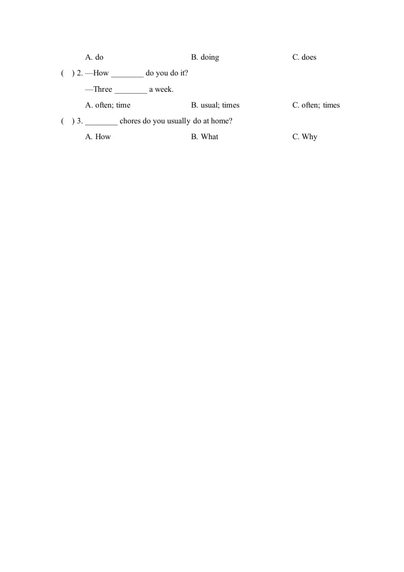 图片[2]-五年级英语上册Unit6_Lesson1课时训练（人教版一起点）-云锋学科网