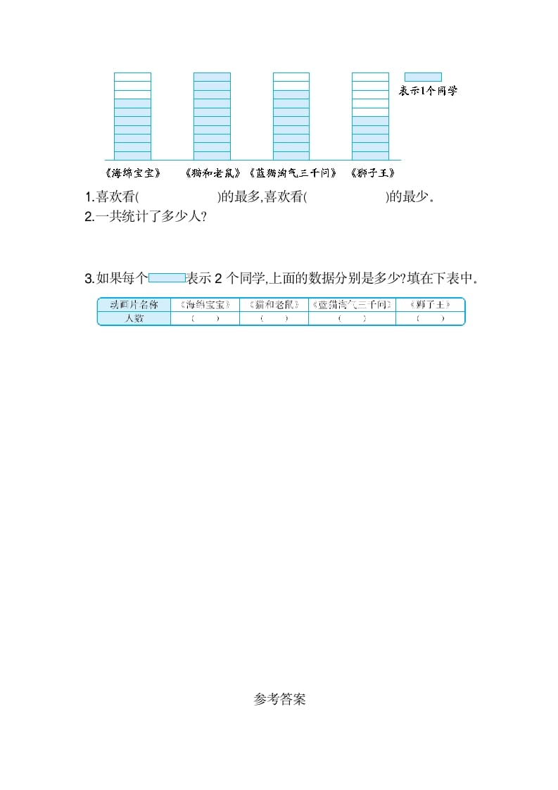 图片[3]-二年级数学下册第一单元检测卷2（人教版）-云锋学科网