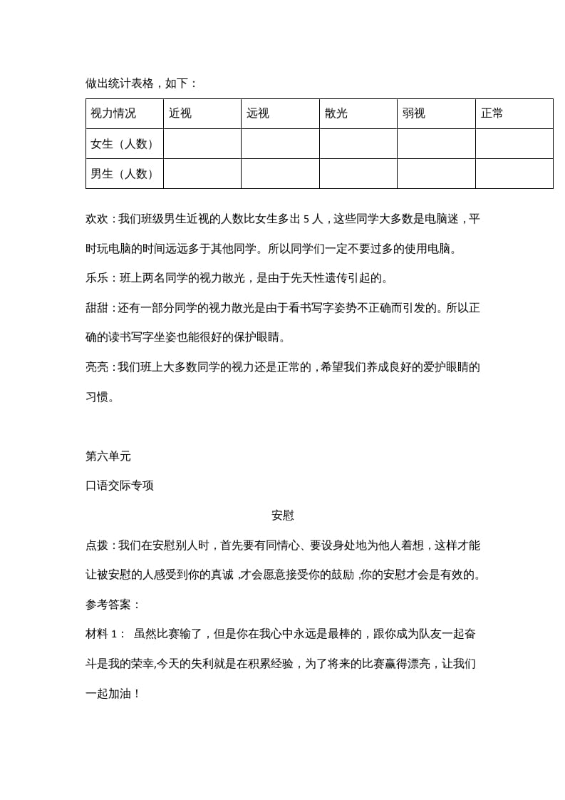 图片[3]-四年级语文上册7口语交际专项练习题-云锋学科网