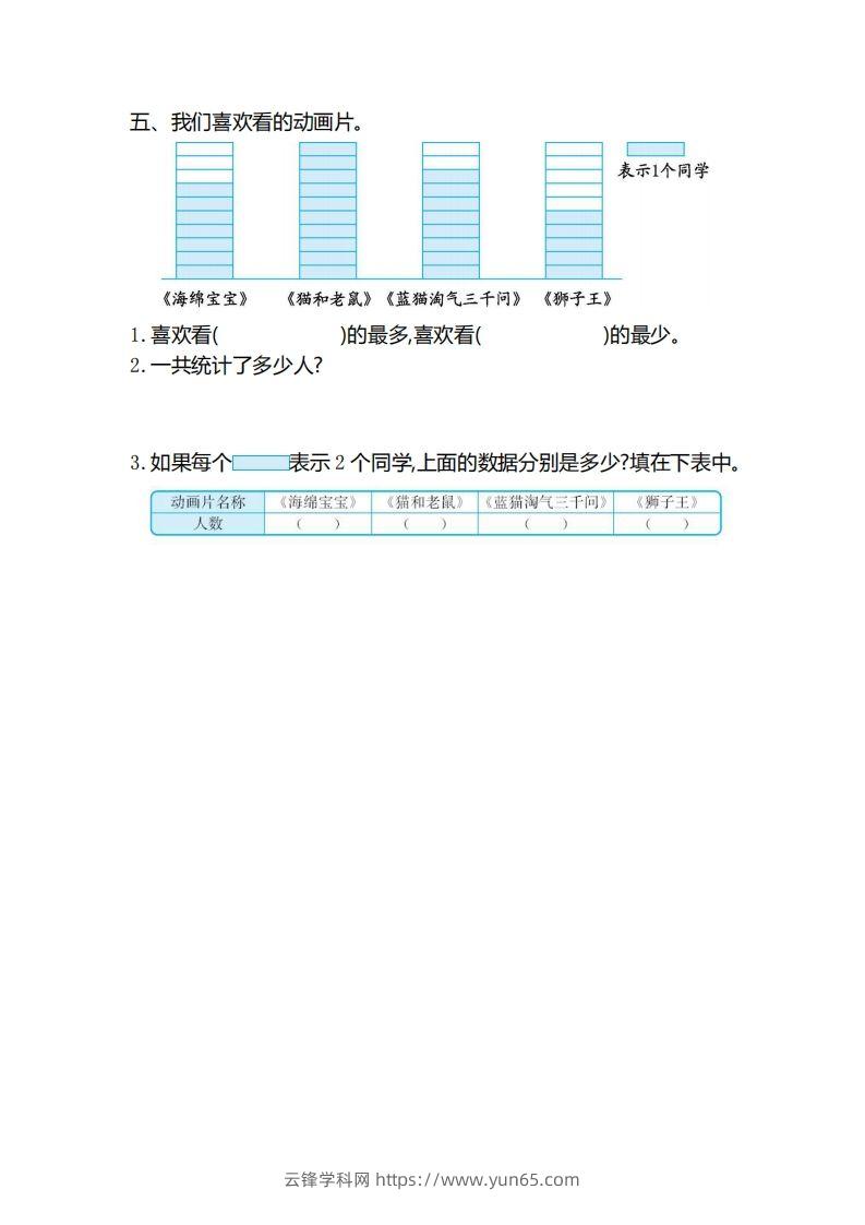 图片[3]-二（下）人教版数学第一单元检测卷.2-云锋学科网