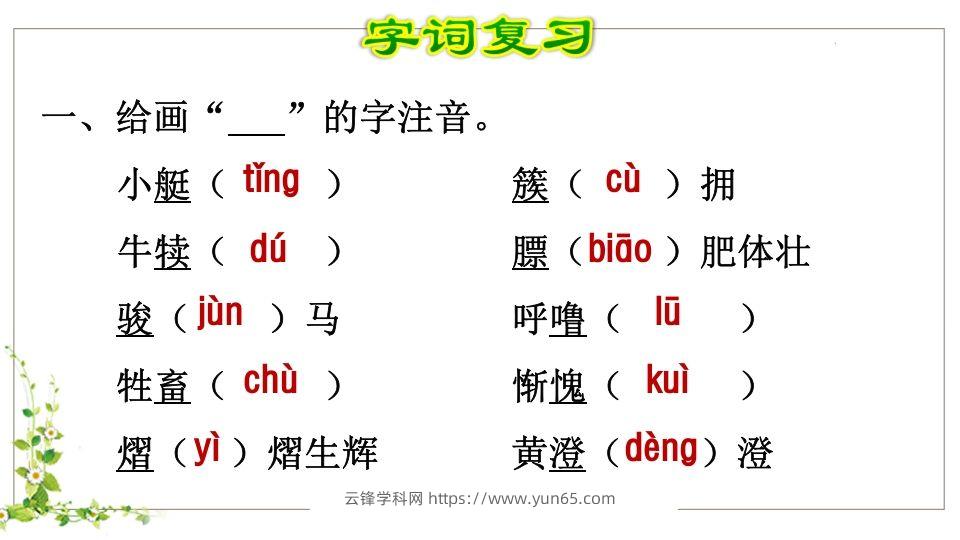 图片[2]-五年级语文下册第7单元知识点课件（部编版）-云锋学科网